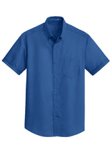 Port Authority Men's Short Sleeve SuperPro Twill Shirt. S664