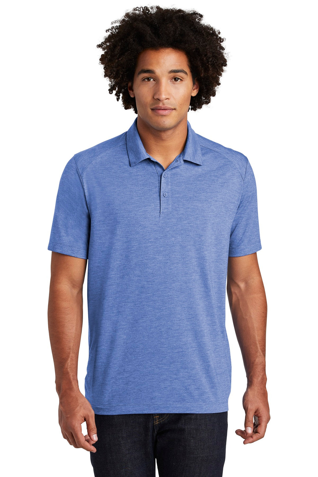 Sport-Tek Men's PosiCharge Tri-Blend Wicking Polo