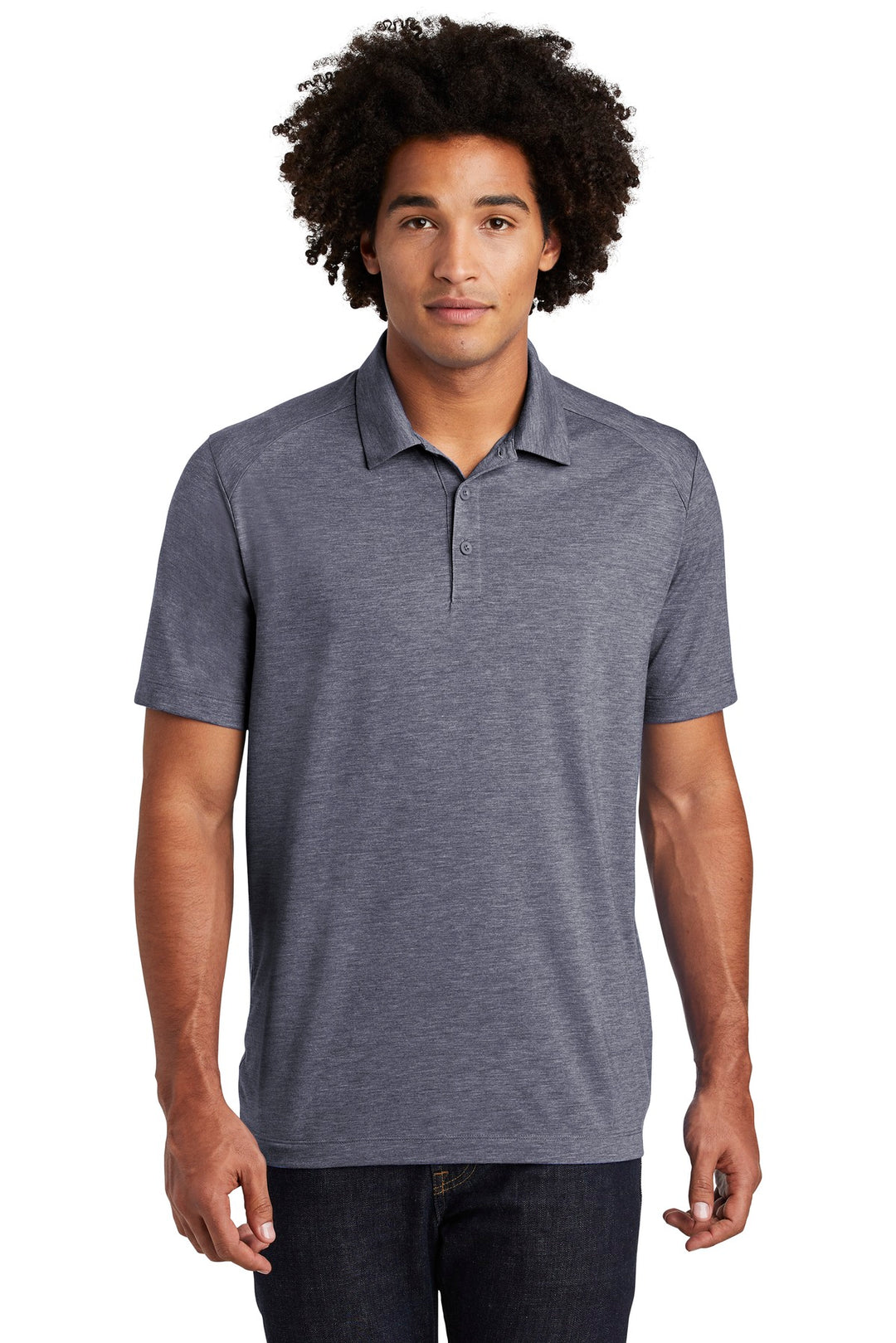 Sport-Tek Men's PosiCharge Tri-Blend Wicking Polo