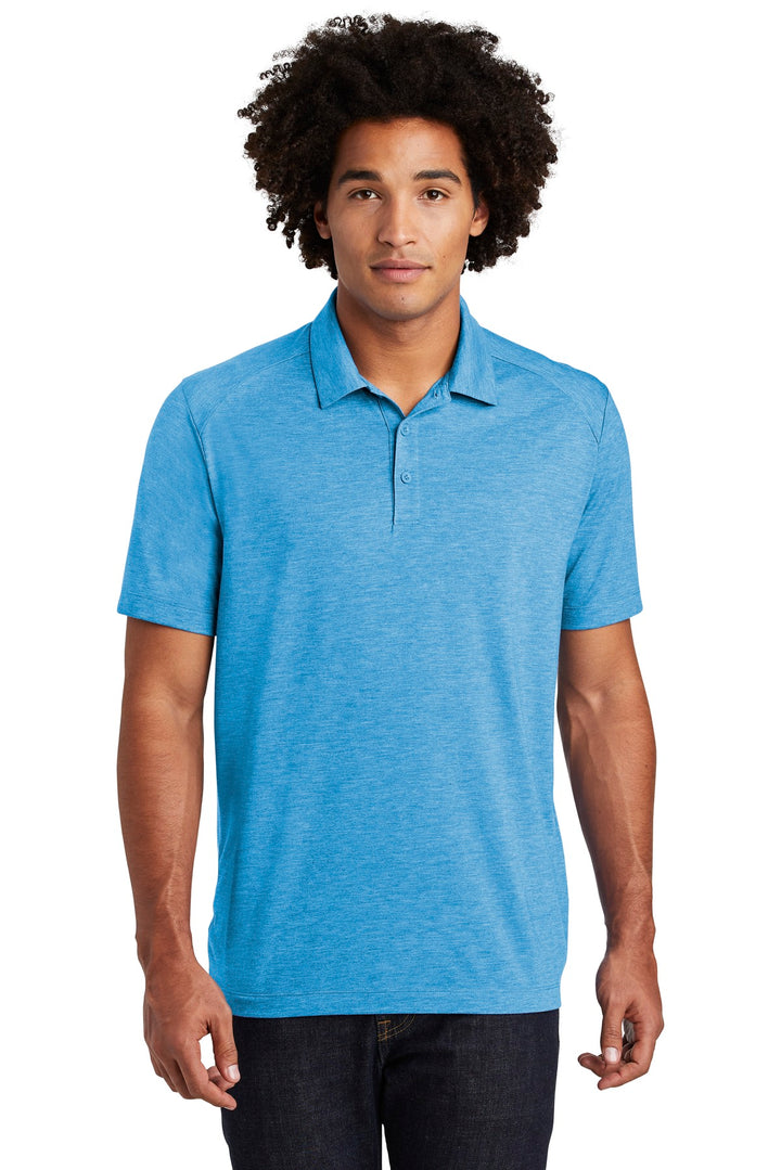 Sport-Tek Men's PosiCharge Tri-Blend Wicking Polo