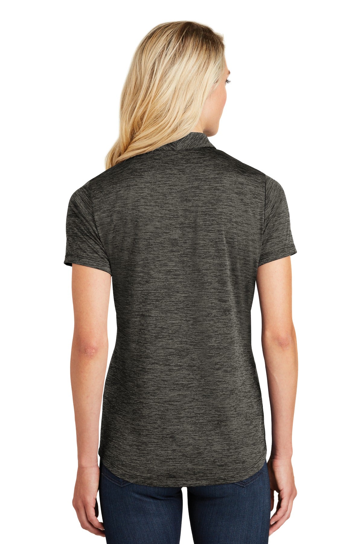 Sport-Tek Women's PosiCharge Electric Heather Polo. LST590