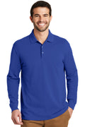 Port Authority Men's EZCotton Long Sleeve Polo. K8000LS