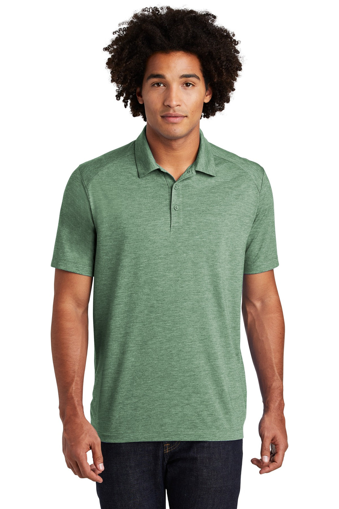 Sport-Tek Men's PosiCharge Tri-Blend Wicking Polo