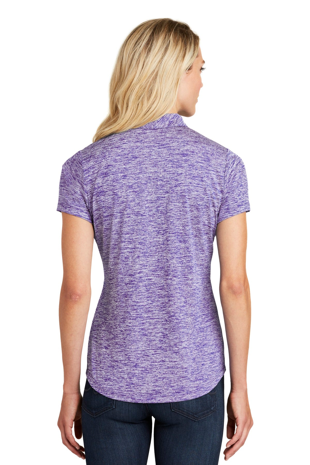Sport-Tek Women's PosiCharge Electric Heather Polo. LST590