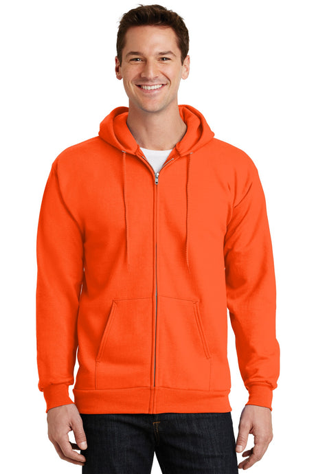 Port & Company - Men's Essential Fleece Full-Zip Hooded Sweatshirt Port & Company
