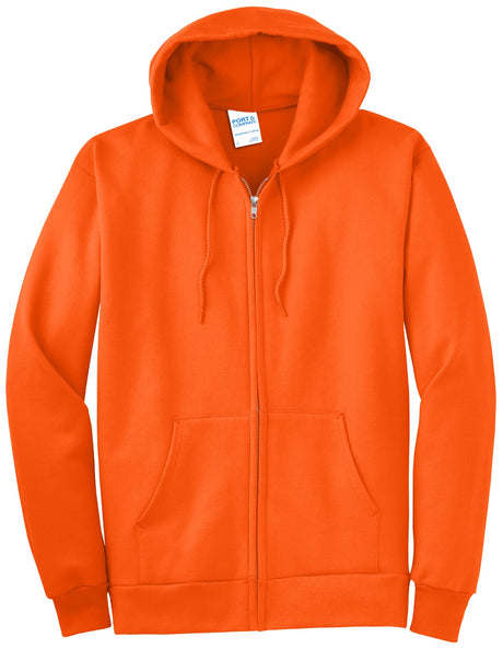 Port & Company - Men's Essential Fleece Full-Zip Hooded Sweatshirt Port & Company
