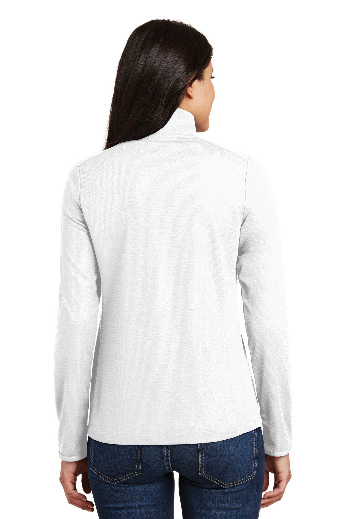 Port Authority Women's Pinpoint Mesh 1/2-Zip . L806