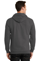 Port & Company - Men's Essential Fleece Full-Zip Hooded Sweatshirt Port & Company