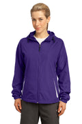 Sport-Tek Women's Colorblock Hooded Raglan Jacket
