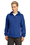 Sport-Tek Women's Colorblock Hooded Raglan Jacket