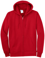 Port & Company - Men's Essential Fleece Full-Zip Hooded Sweatshirt Port & Company