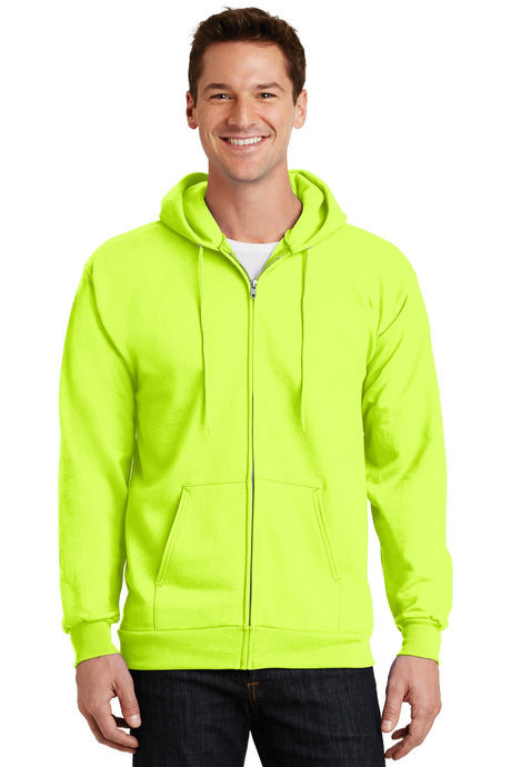 Port & Company - Men's Essential Fleece Full-Zip Hooded Sweatshirt Port & Company