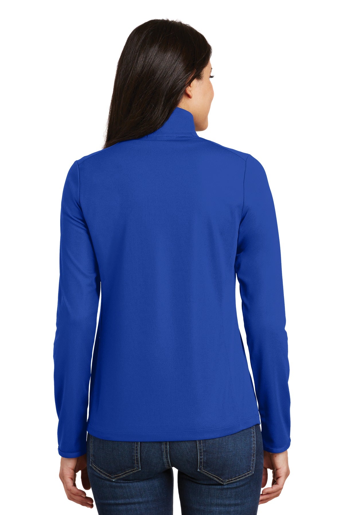 Port Authority Women's Pinpoint Mesh 1/2-Zip . L806