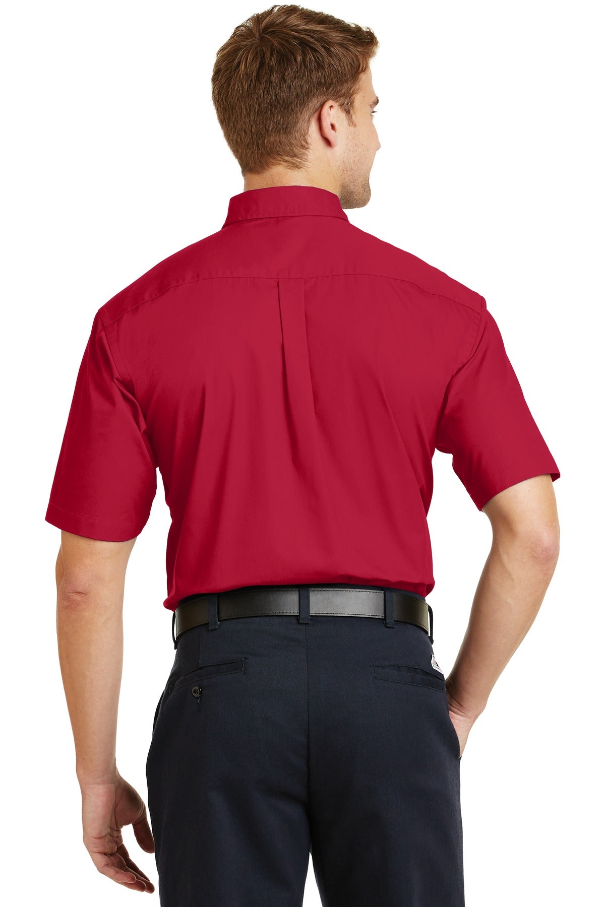 CornerStone Men's Short Sleeve SuperPro Twill Shirt. SP18 CornerStone
