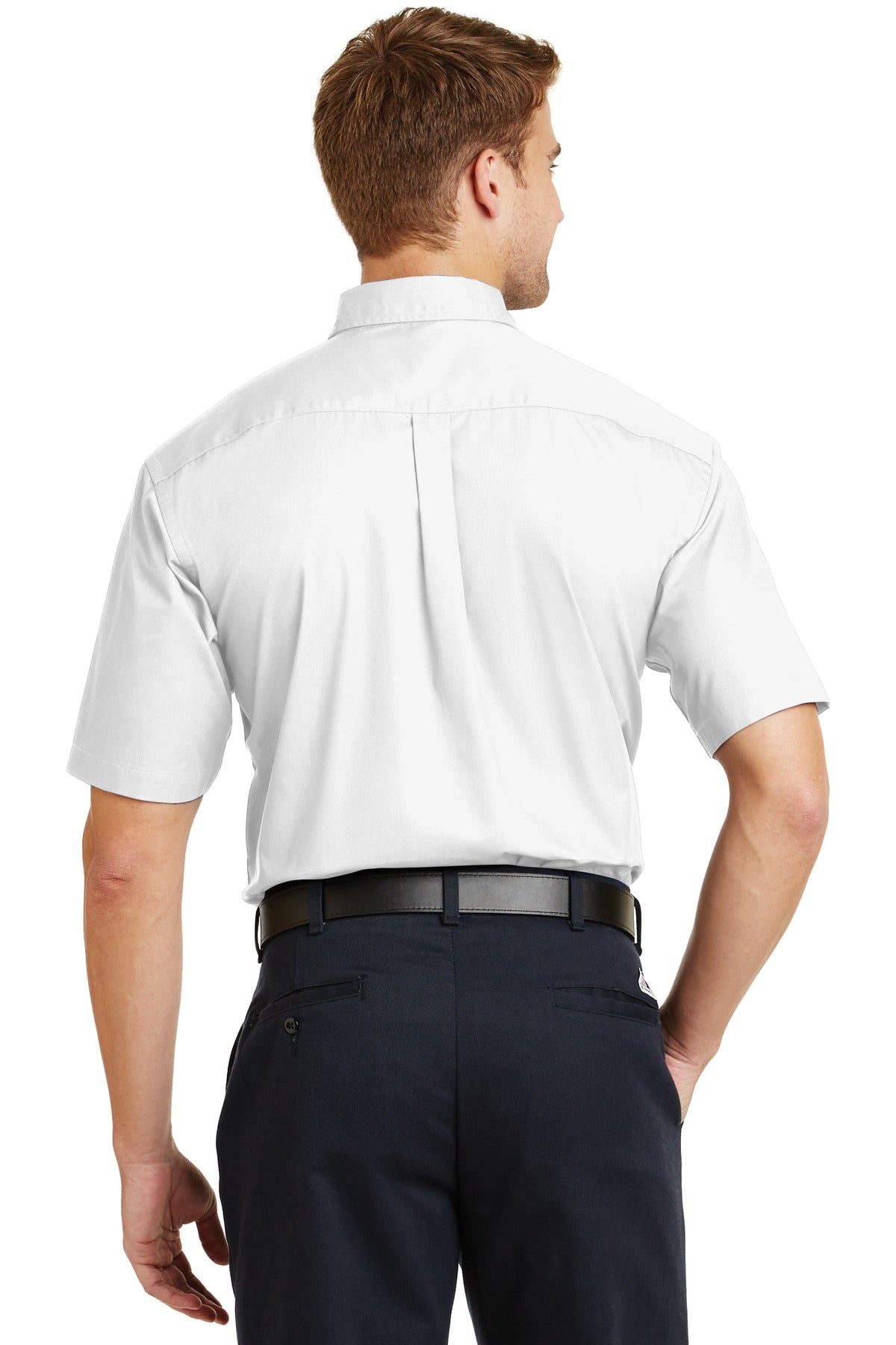 CornerStone Men's Short Sleeve SuperPro Twill Shirt. SP18 CornerStone