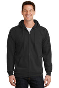 Port & Company - Men's Essential Fleece Full-Zip Hooded Sweatshirt Port & Company