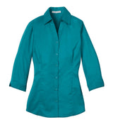 Port Authority Ladies 3/4-Sleeve Blouse. L6290