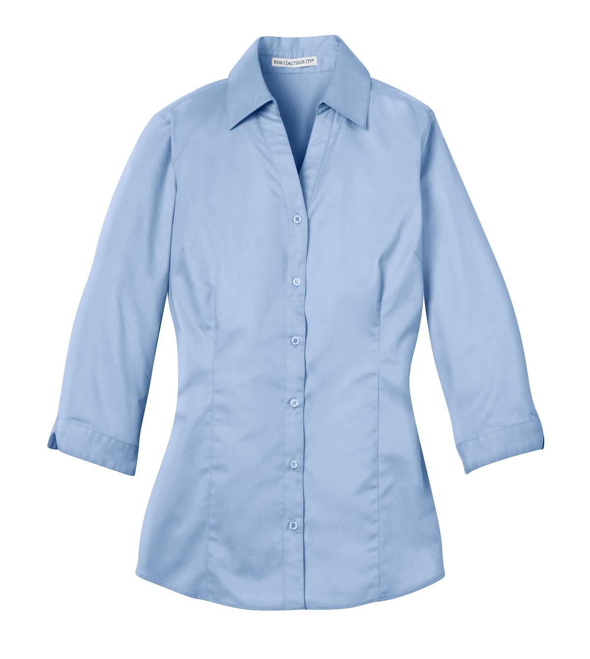 Port Authority Ladies 3/4-Sleeve Blouse. L6290