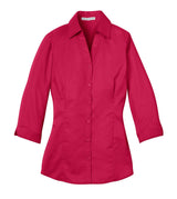 Port Authority Ladies 3/4-Sleeve Blouse. L6290