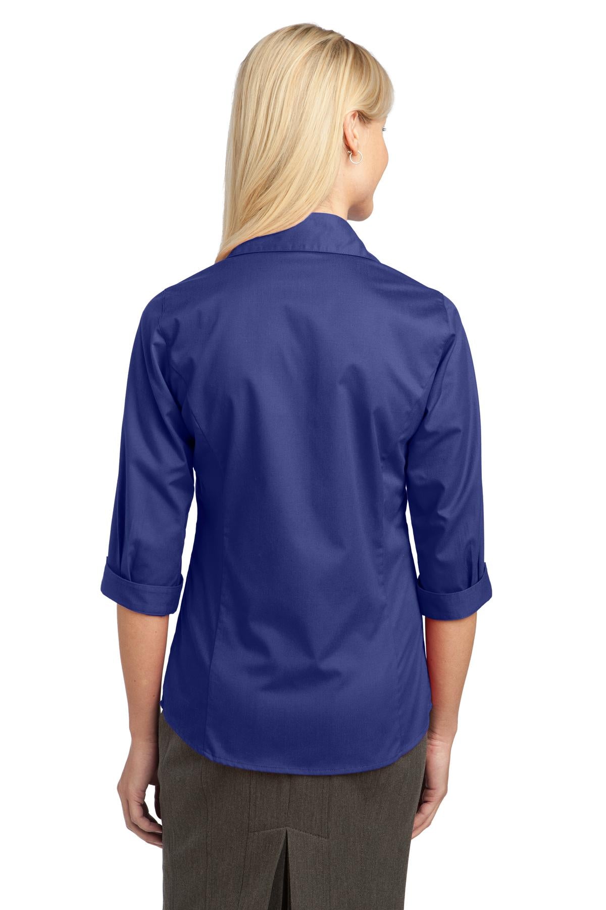 Port Authority Ladies 3/4-Sleeve Blouse. L6290