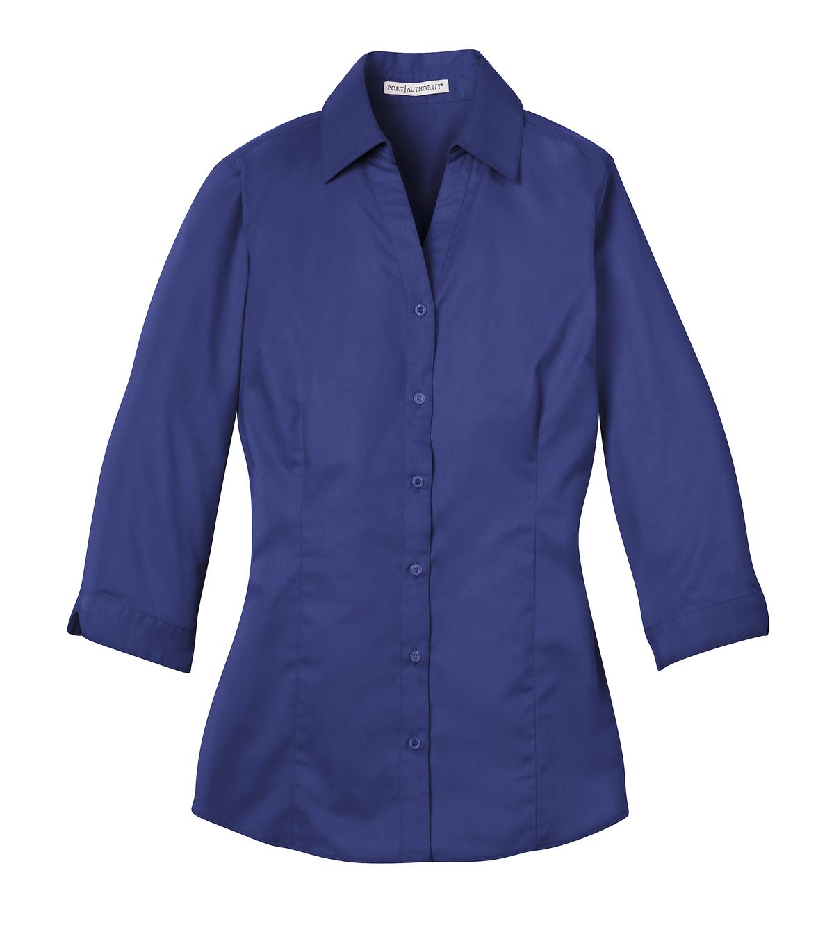 Port Authority Ladies 3/4-Sleeve Blouse. L6290