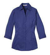 Port Authority Ladies 3/4-Sleeve Blouse. L6290