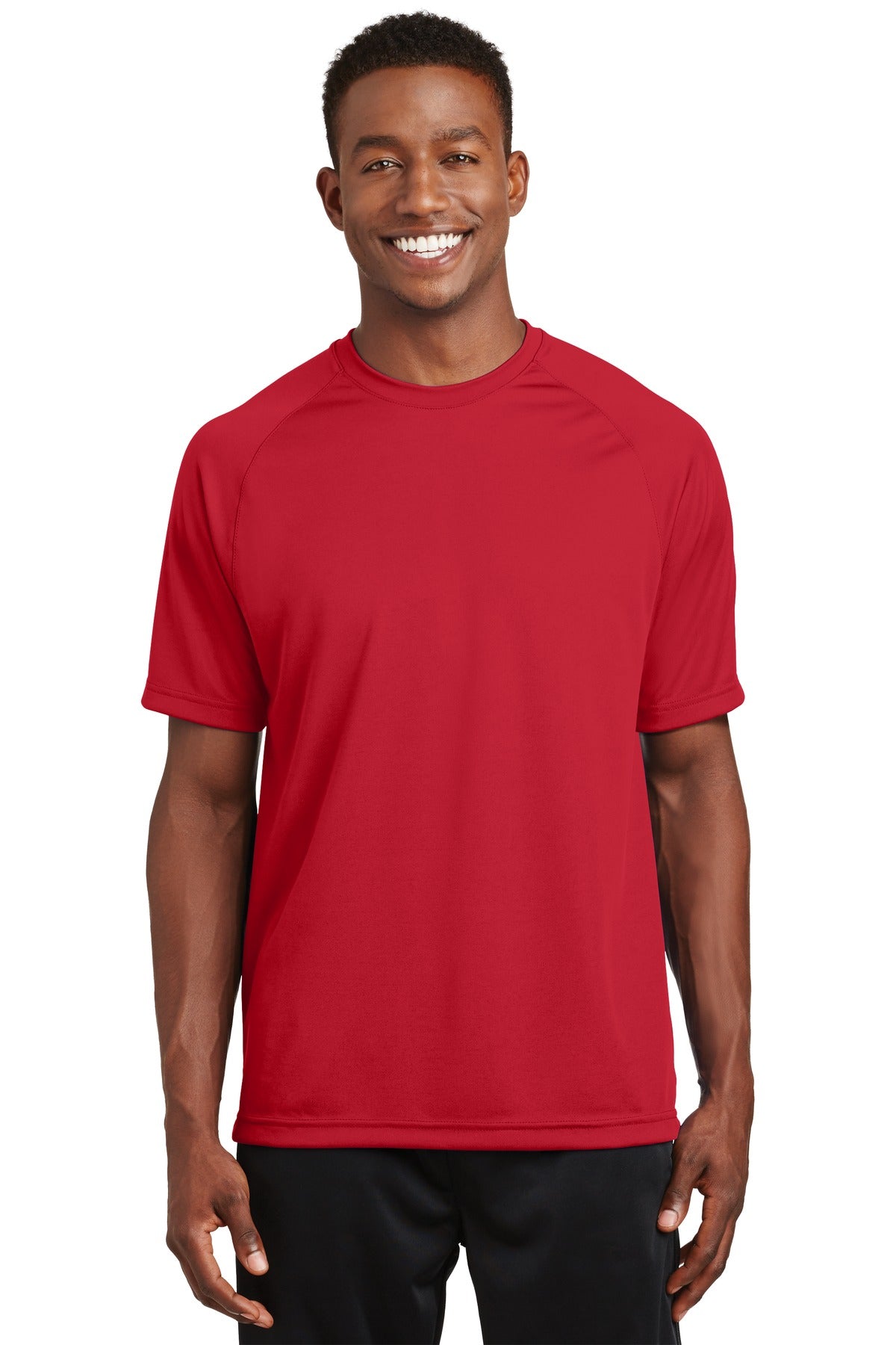 Sport-Tek Men's Dry Zone Short Sleeve Raglan T-Shirt