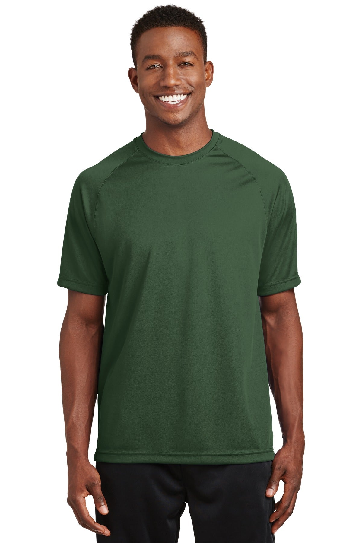 Sport-Tek Men's Dry Zone Short Sleeve Raglan T-Shirt
