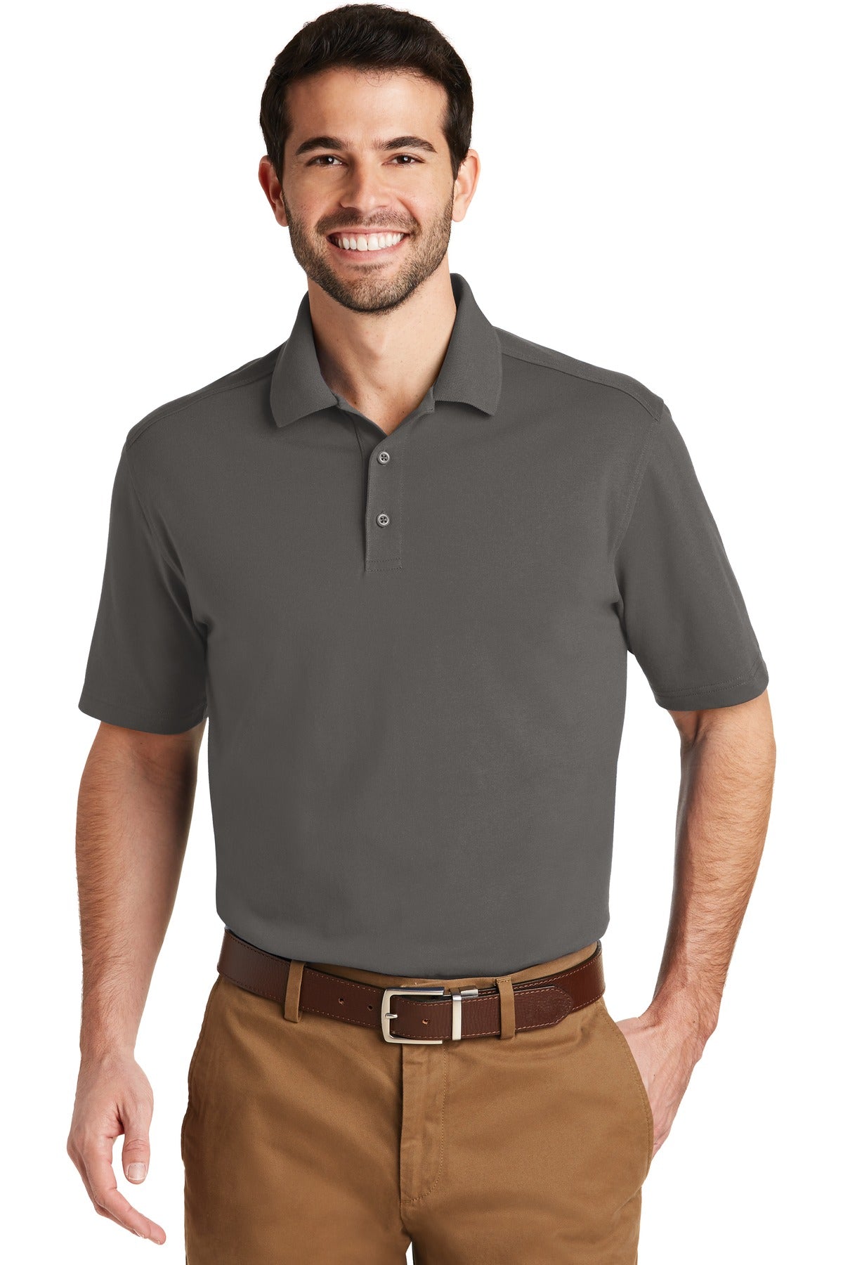 Port Authority Men's SuperPro Knit Polo. K164