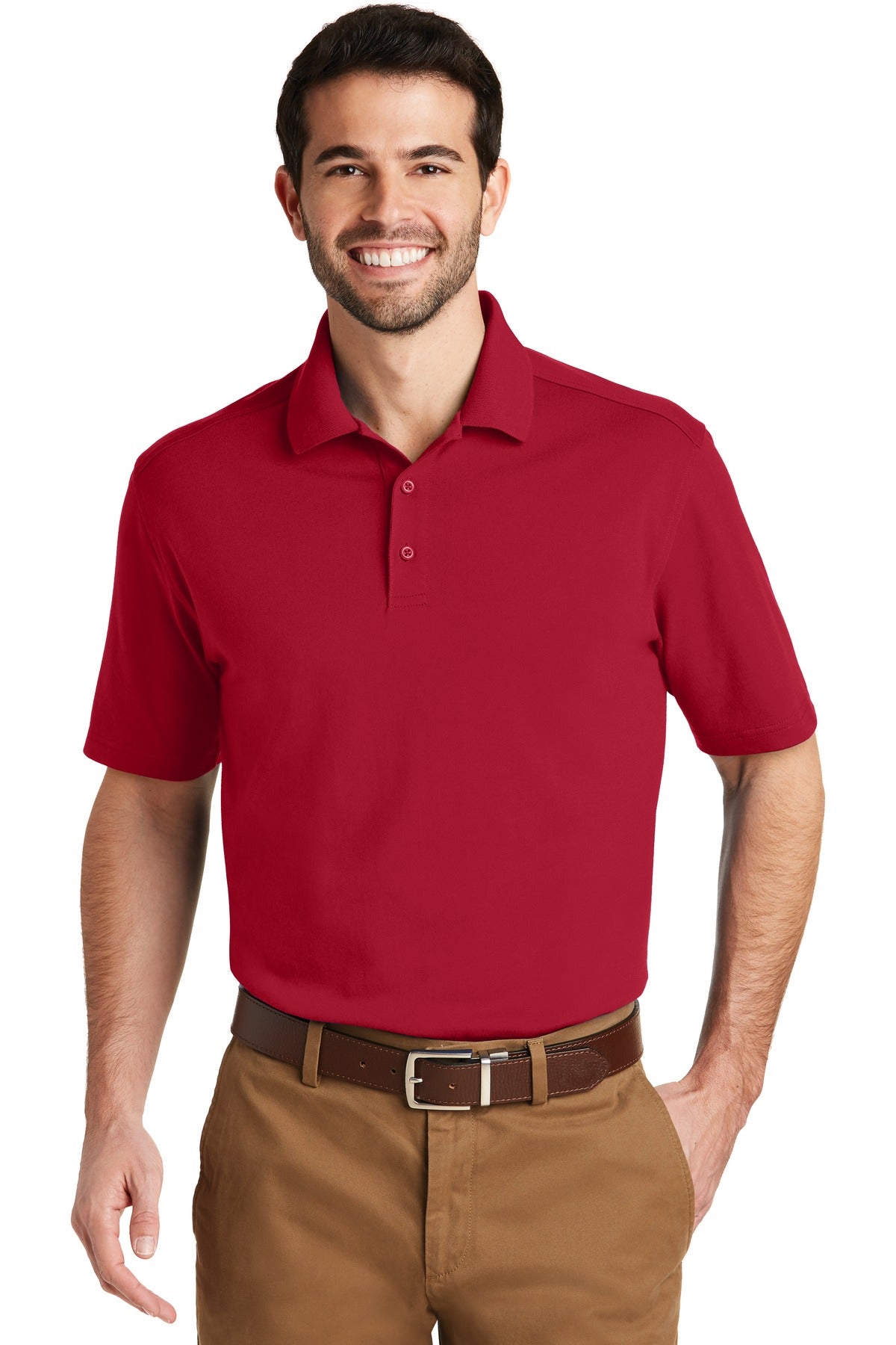 Port Authority Men's SuperPro Knit Polo. K164