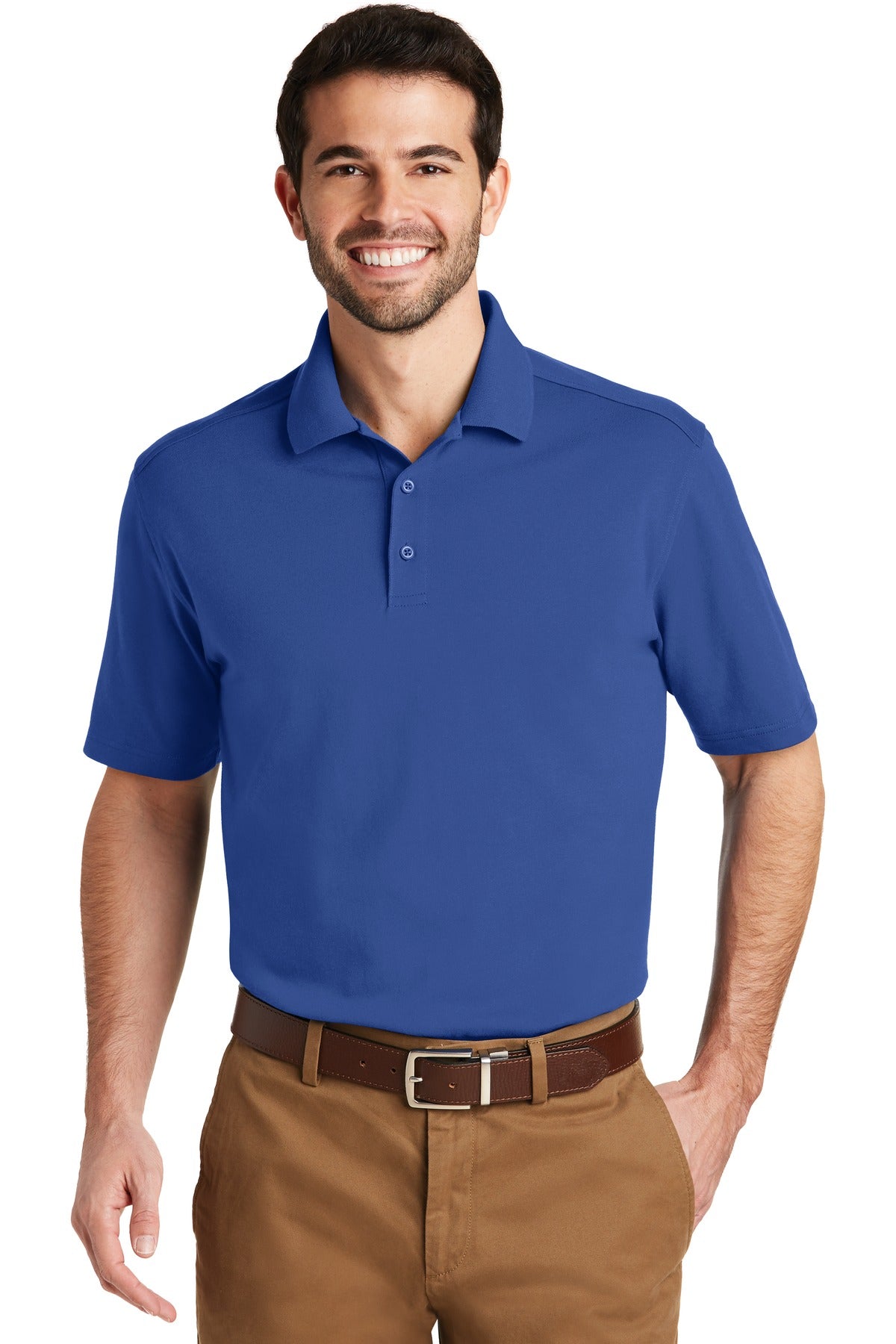 Port Authority Men's SuperPro Knit Polo. K164