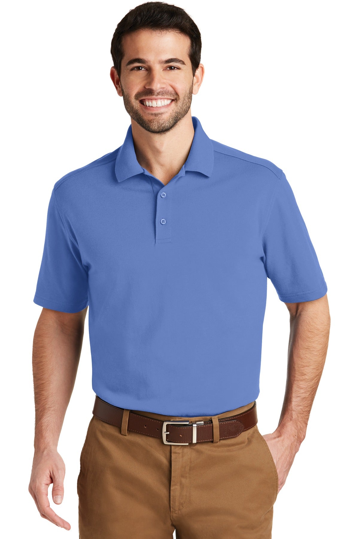 Port Authority Men's SuperPro Knit Polo. K164