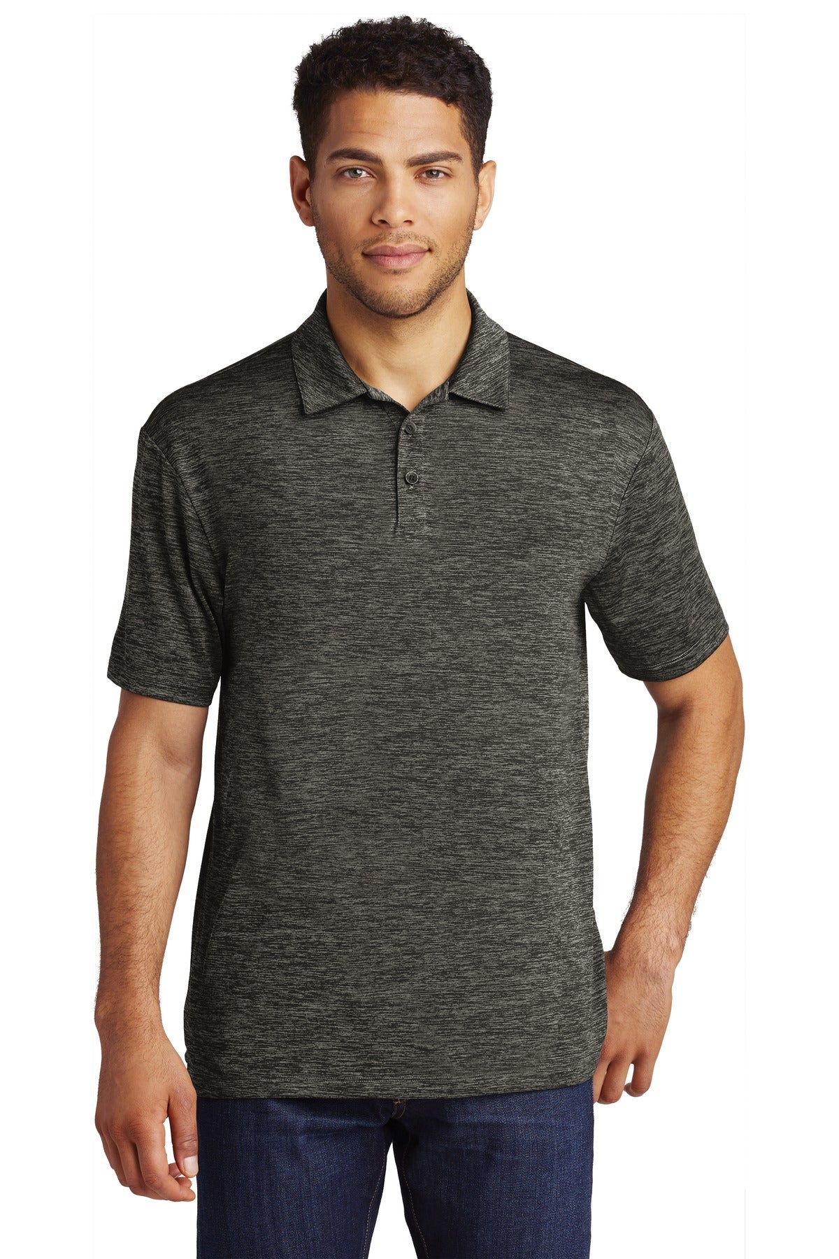 Sport-Tek Women's PosiCharge Electric Heather Polo. ST590