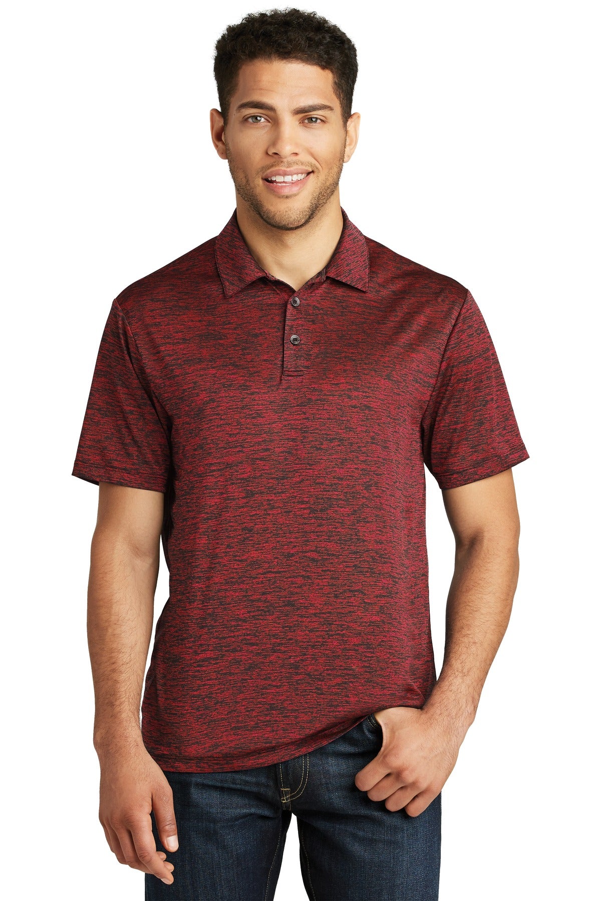 Sport-Tek Women's PosiCharge Electric Heather Polo. ST590