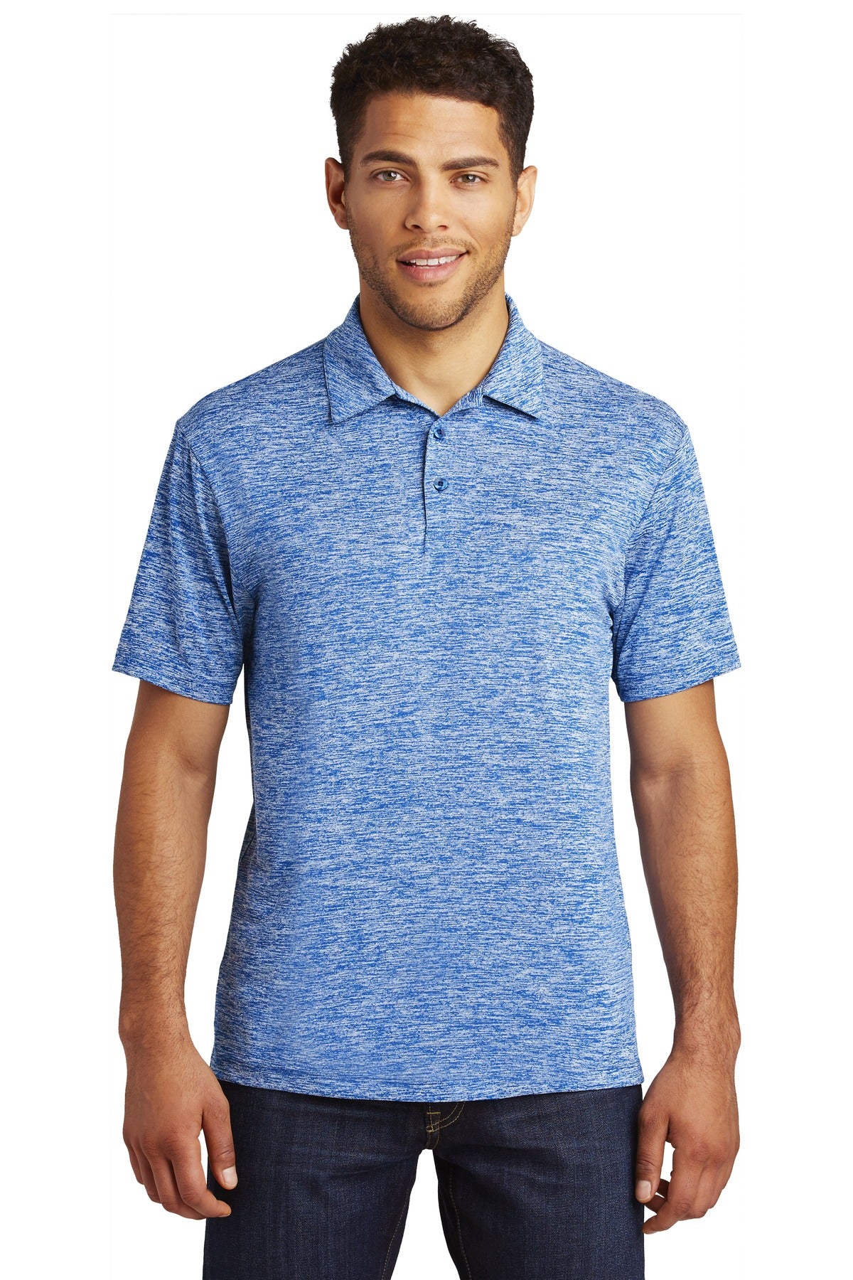 Sport-Tek Women's PosiCharge Electric Heather Polo. ST590