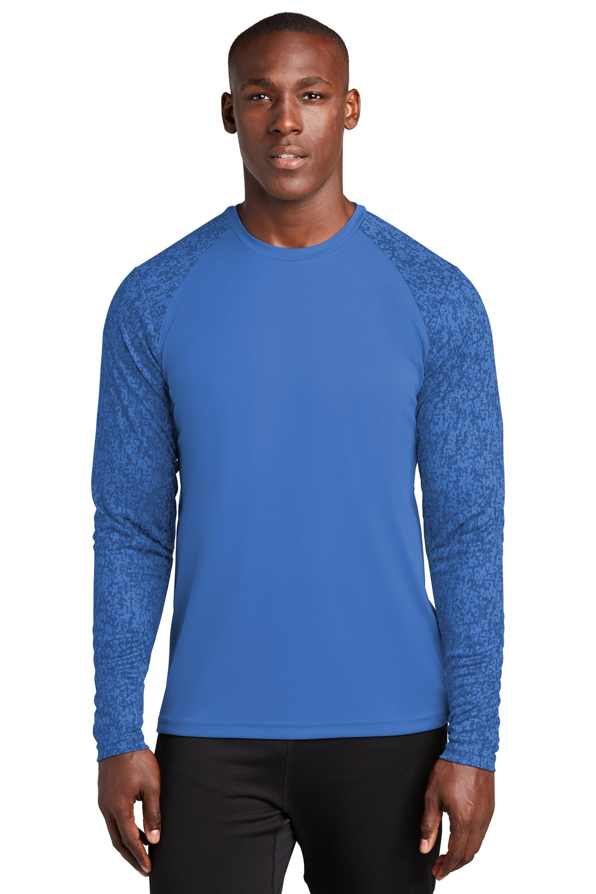 Sport-Tek Men's Long Sleeve Digi Camo Tee