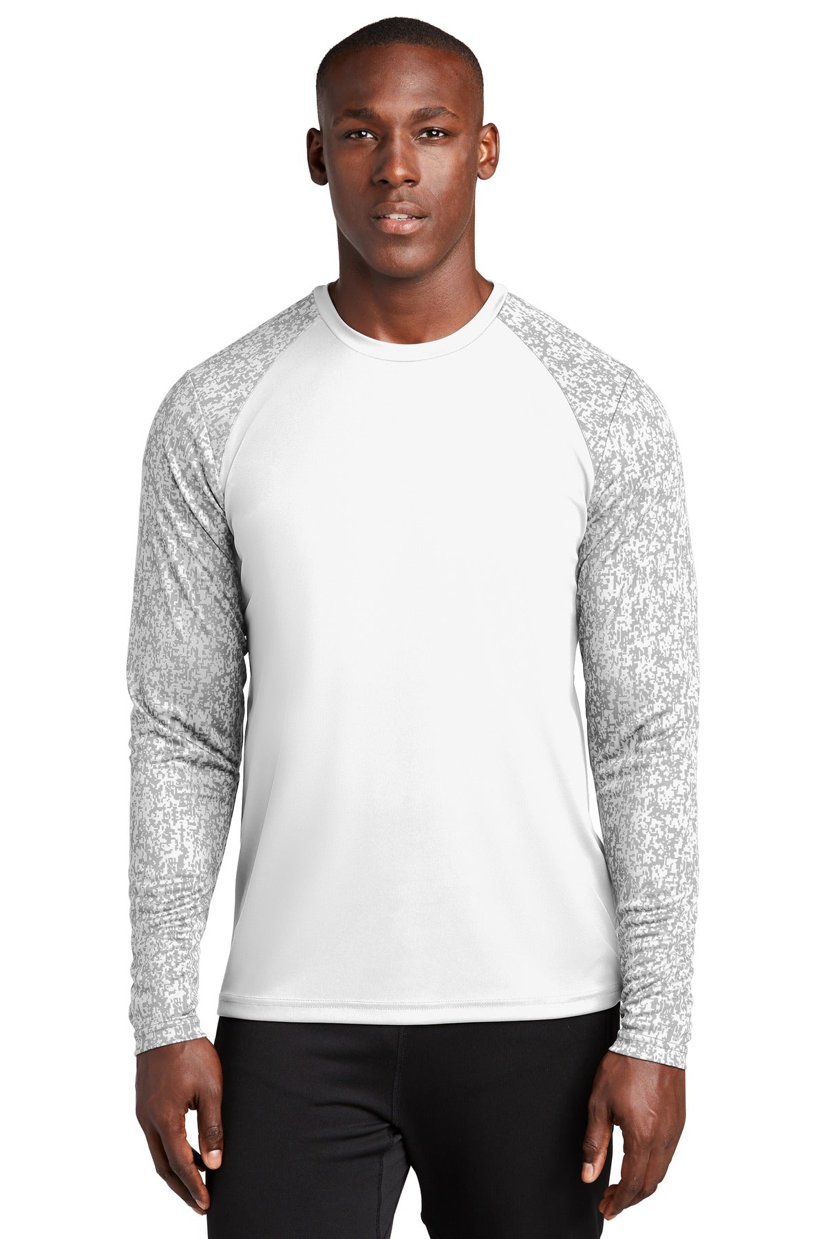 Sport-Tek Men's Long Sleeve Digi Camo Tee