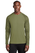 Sport-Tek Men's Long Sleeve Digi Camo Tee