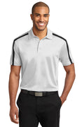Port Authority Men's Silk Touch Performance Colorblock Stripe Polo. K547