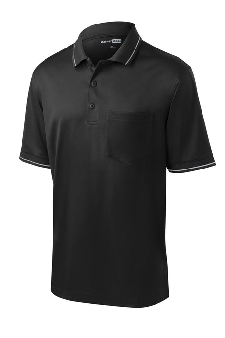 CornerStone Men's Select Snag-Proof Tipped Pocket Polo. CS415 CornerStone