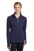 Sport-Tek Women's Sport-Wick Textured 1/4-Zip Pullover LST860