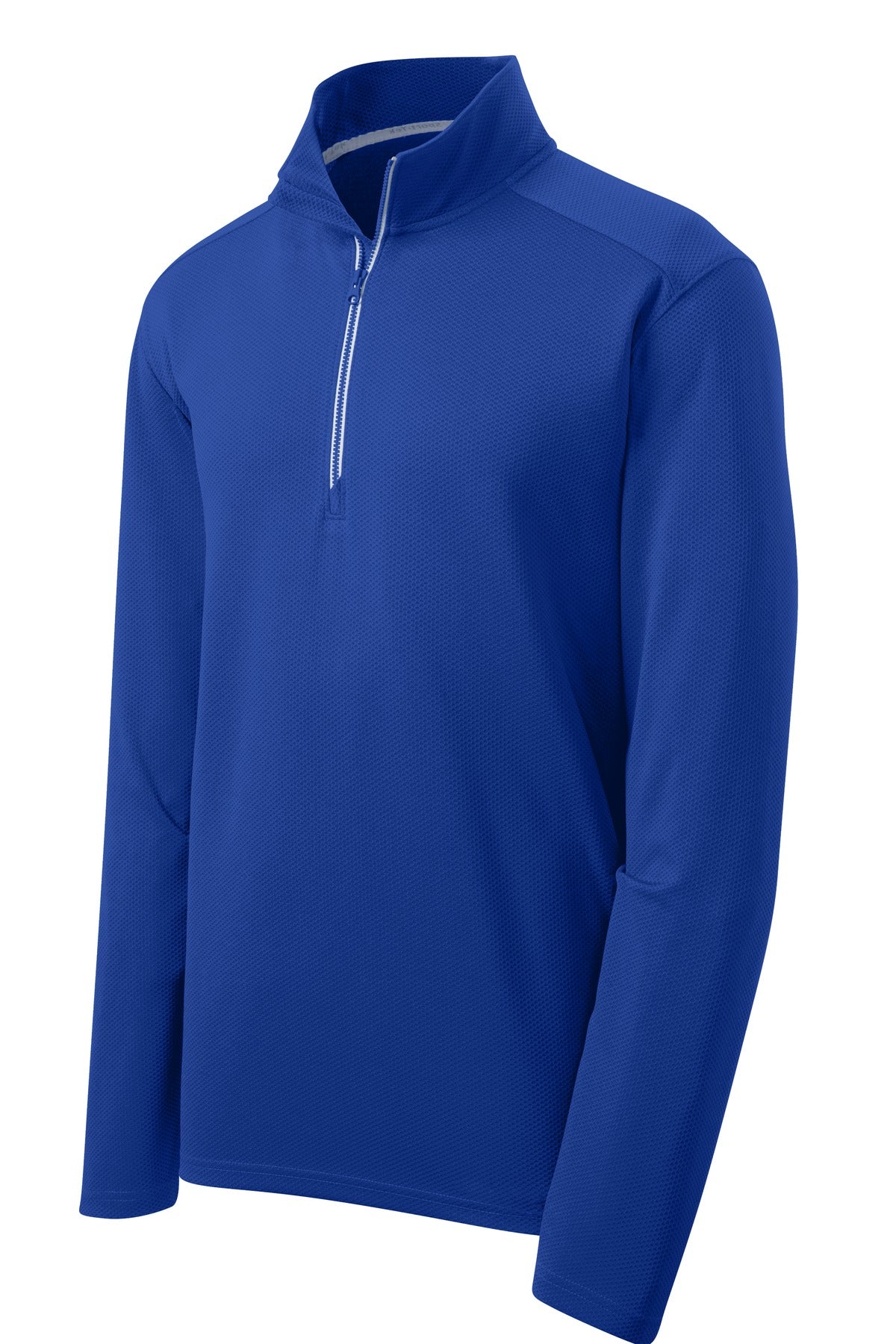 Sport-Tek Men's Sport-Wick Textured 1/4-Zip Pullover