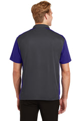 Sport-Tek Women's Colorblock Micropique Sport-Wick Polo. ST652