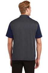 Sport-Tek Women's Colorblock Micropique Sport-Wick Polo. ST652