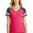 District Women's Game V-Neck Tee. DM476 District