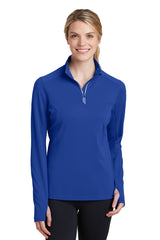 Sport-Tek Women's Sport-Wick Textured 1/4-Zip Pullover LST860