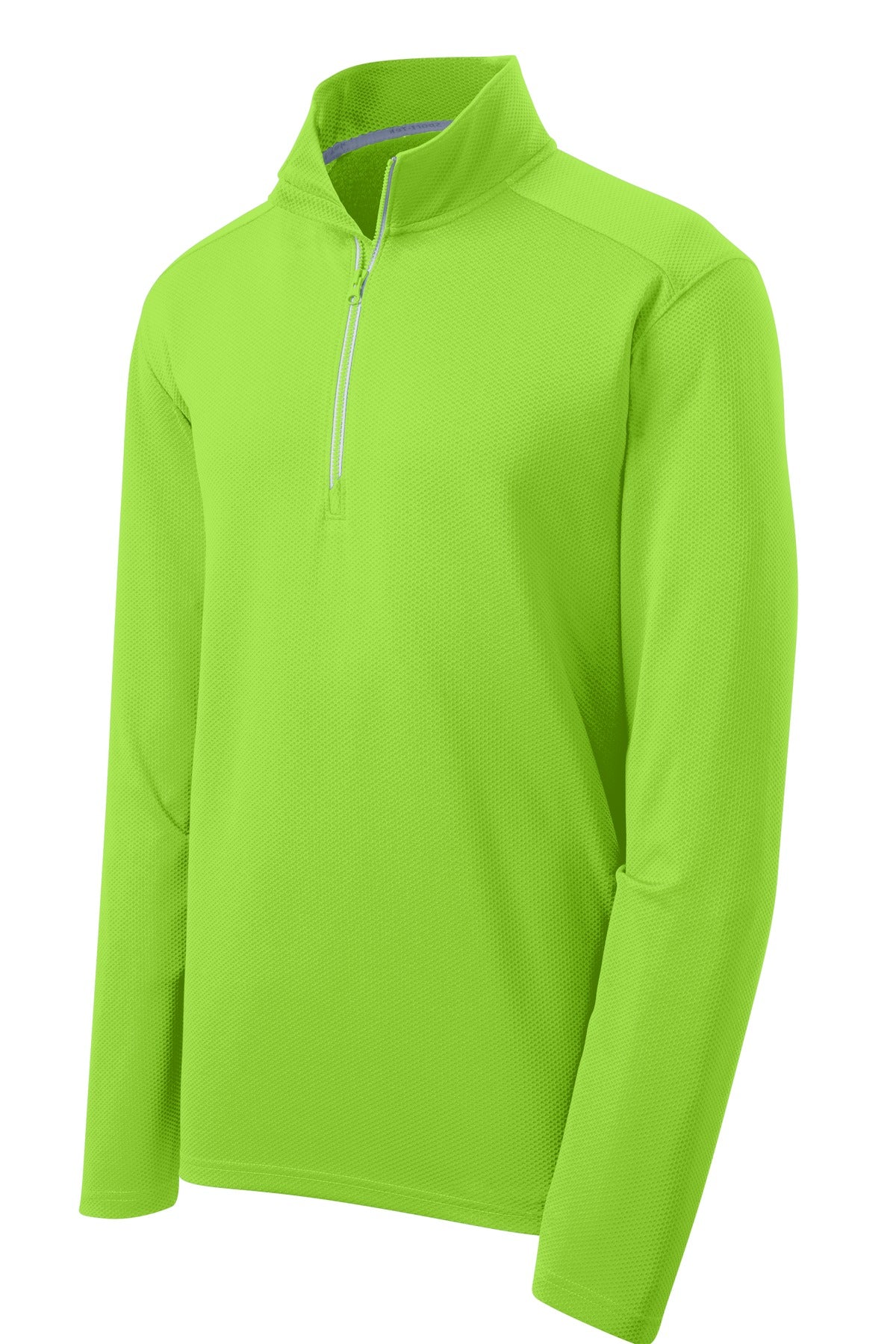 Sport-Tek Men's Sport-Wick Textured 1/4-Zip Pullover