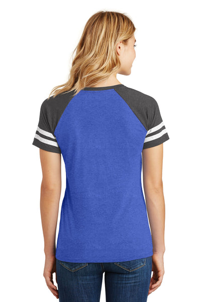 District  Women's Game V-Neck Tee. DM476