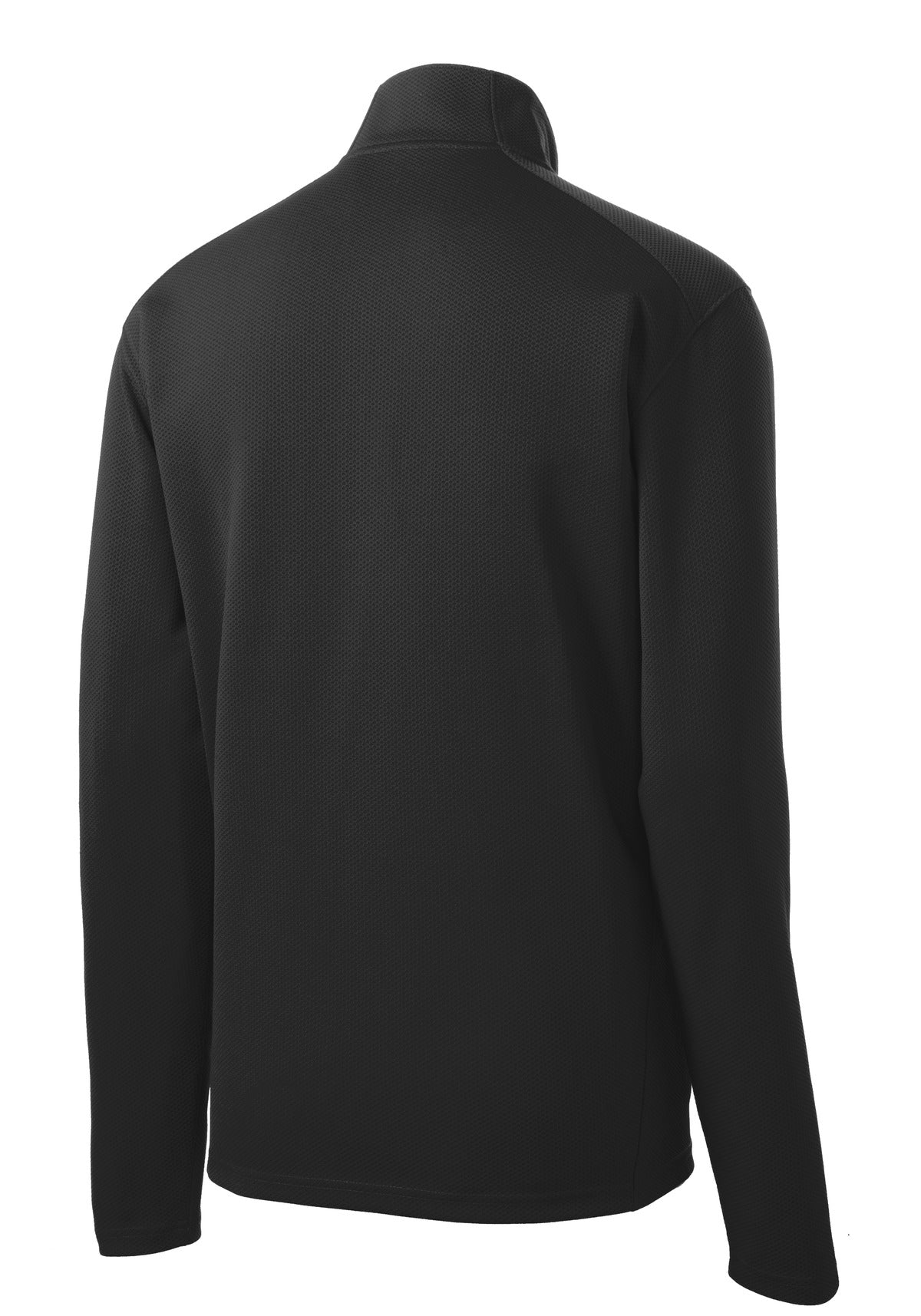 Sport-Tek Men's Sport-Wick Textured 1/4-Zip Pullover