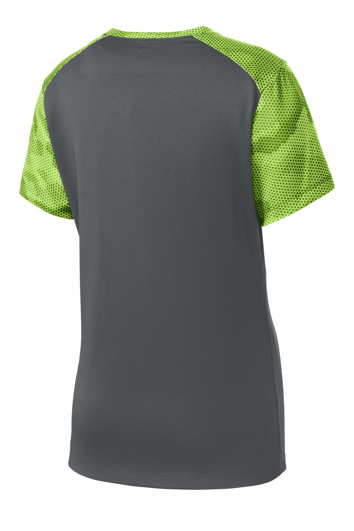 Sport-Tek Women's CamoHex Colorblock V-Neck Tee LST371